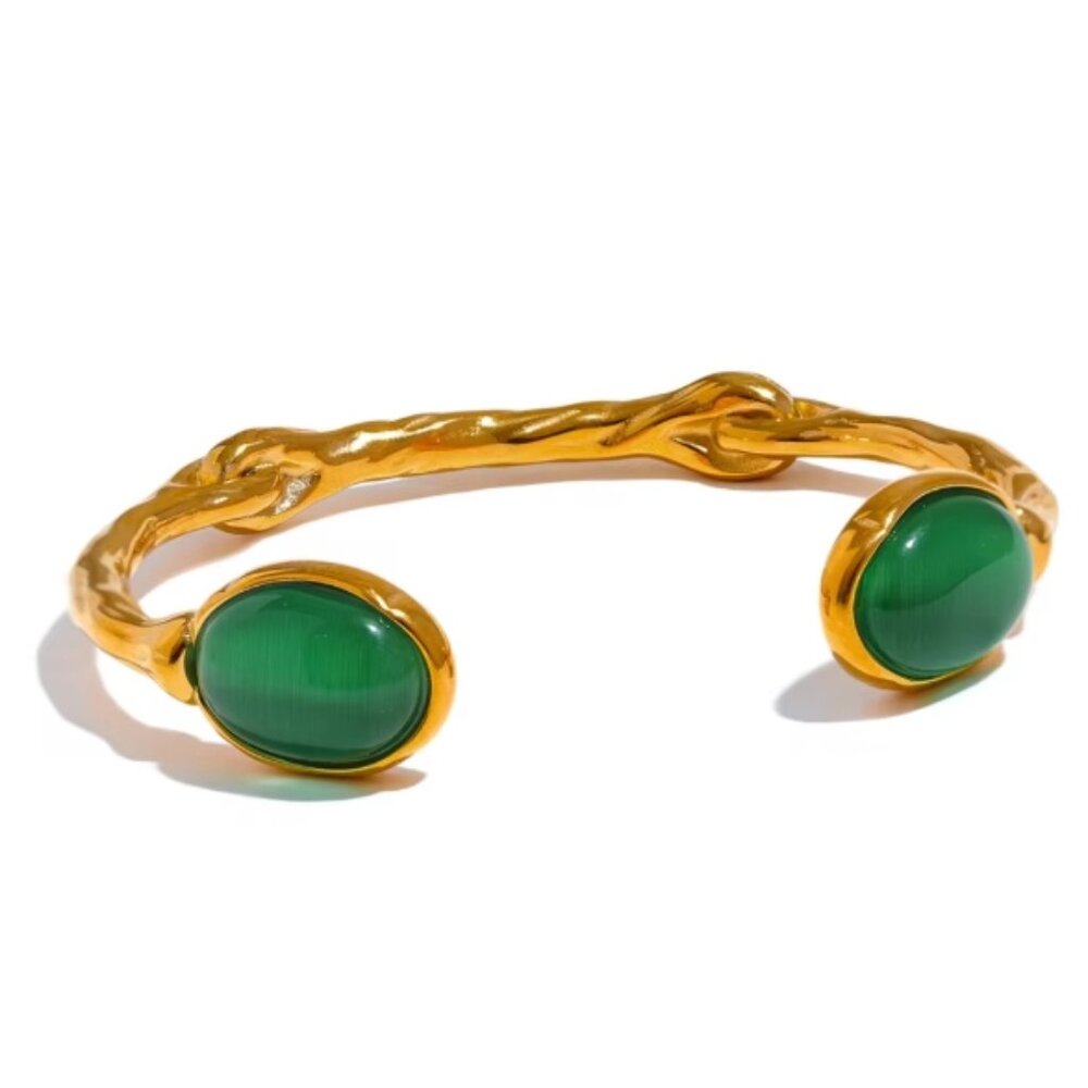 Stainless Steel Bangle, Gold Bangle, Women's Jewelry, Bracelet, Gold Jewelry